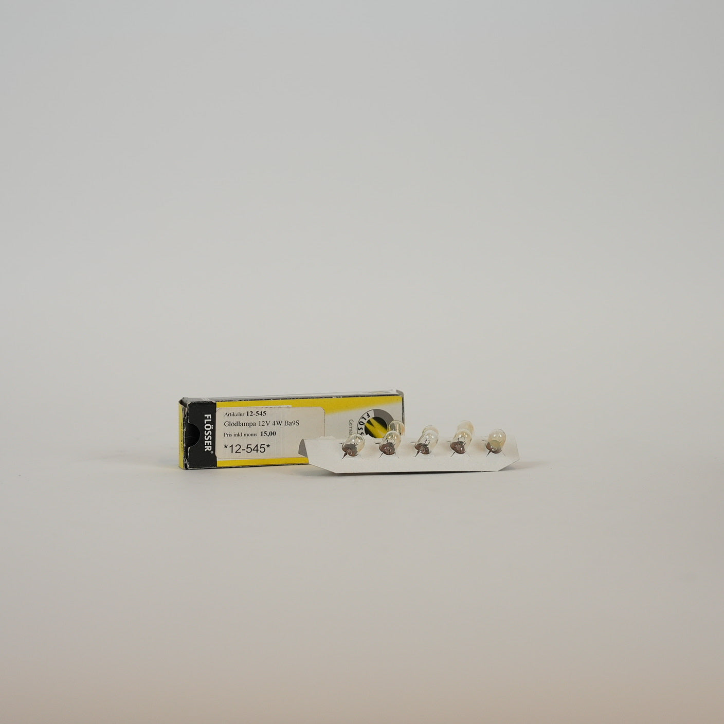 FLÖSSER Glödlampa T4W 12V 4W Ba9S