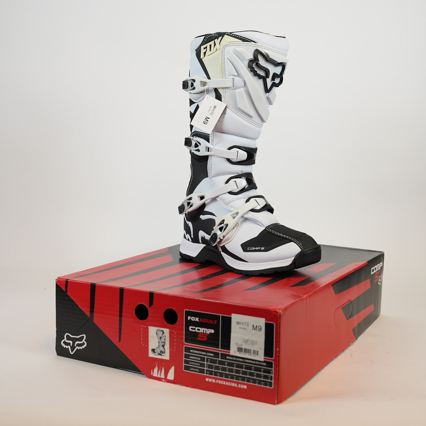 FOX Comp 5 Crosstövlar Vit
