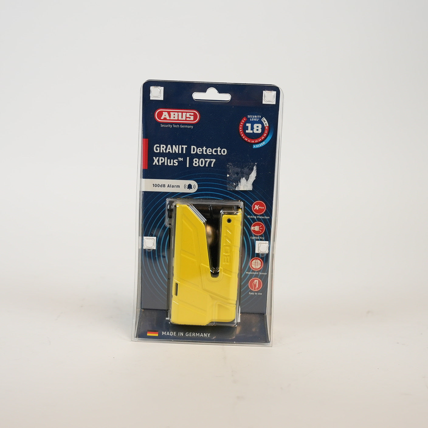 ABUS Granit Detecto Xplus 8077 Alarm Skivbromslås