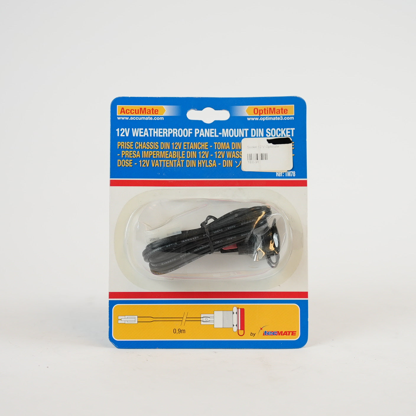 OPTIMATE Panelkontakt (Din-Socket)