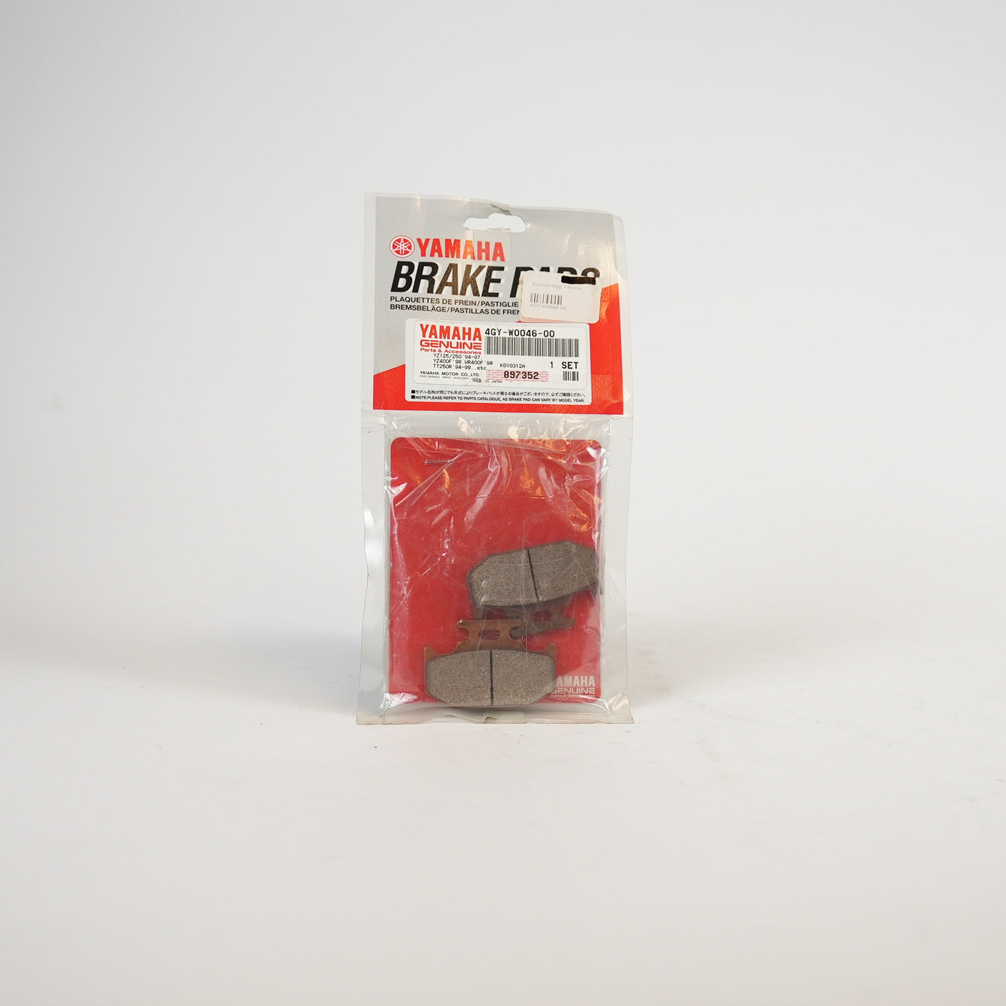 YAMAHA OEM Bromsbelägg Bak