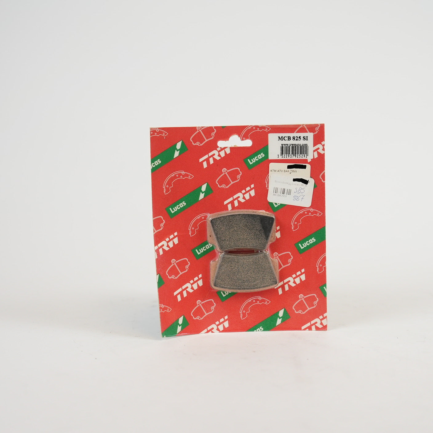 TRW MCB825SI Sinter Bromsbelägg Bak