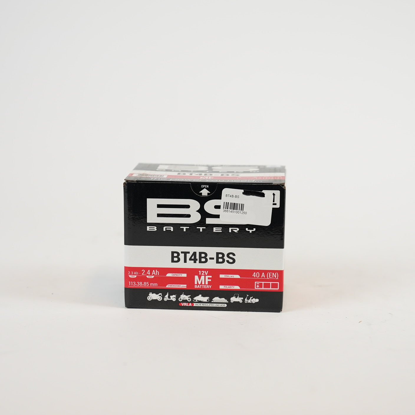 BS BATTERY Underhållsfritt Agm-Batteri BT4B-BS