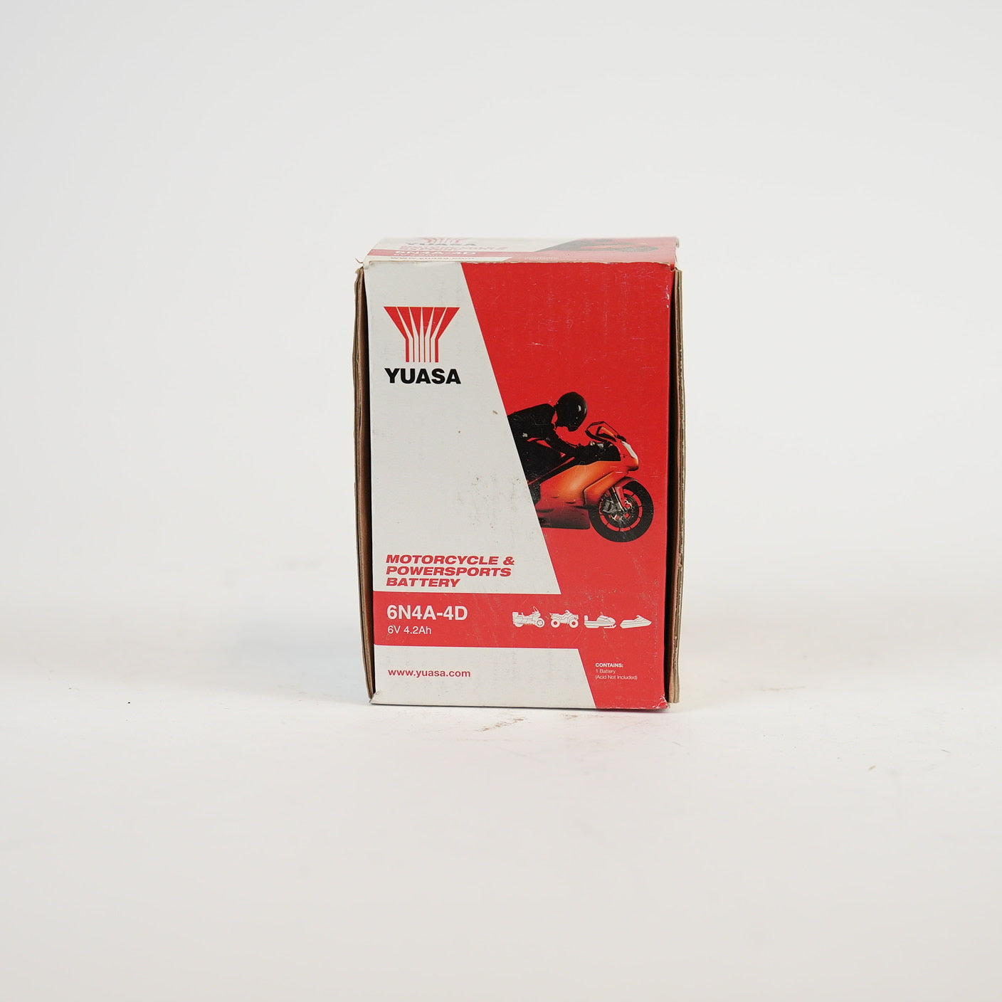 YUASA Konventionellt Blybatteri 6V 4 Ah 6N4A-4D