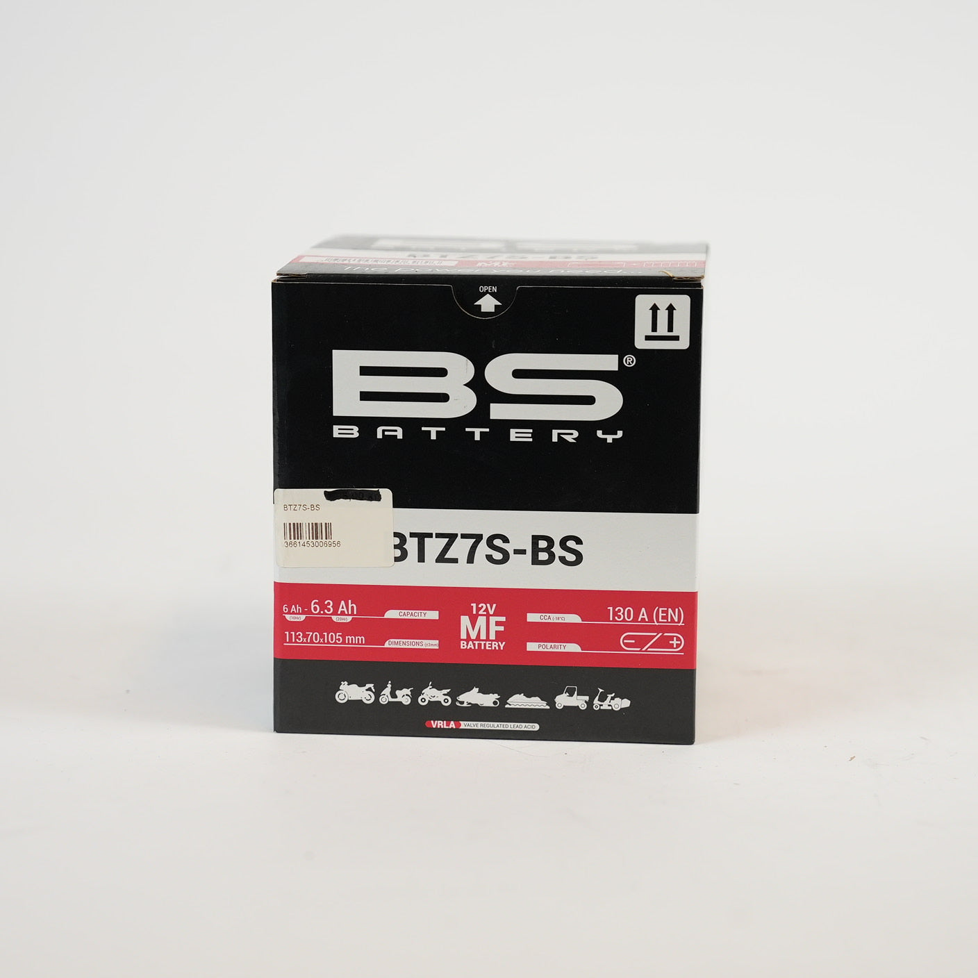 BS BATTERY Underhållsfritt Agm-Batteri BTZ7S-BS