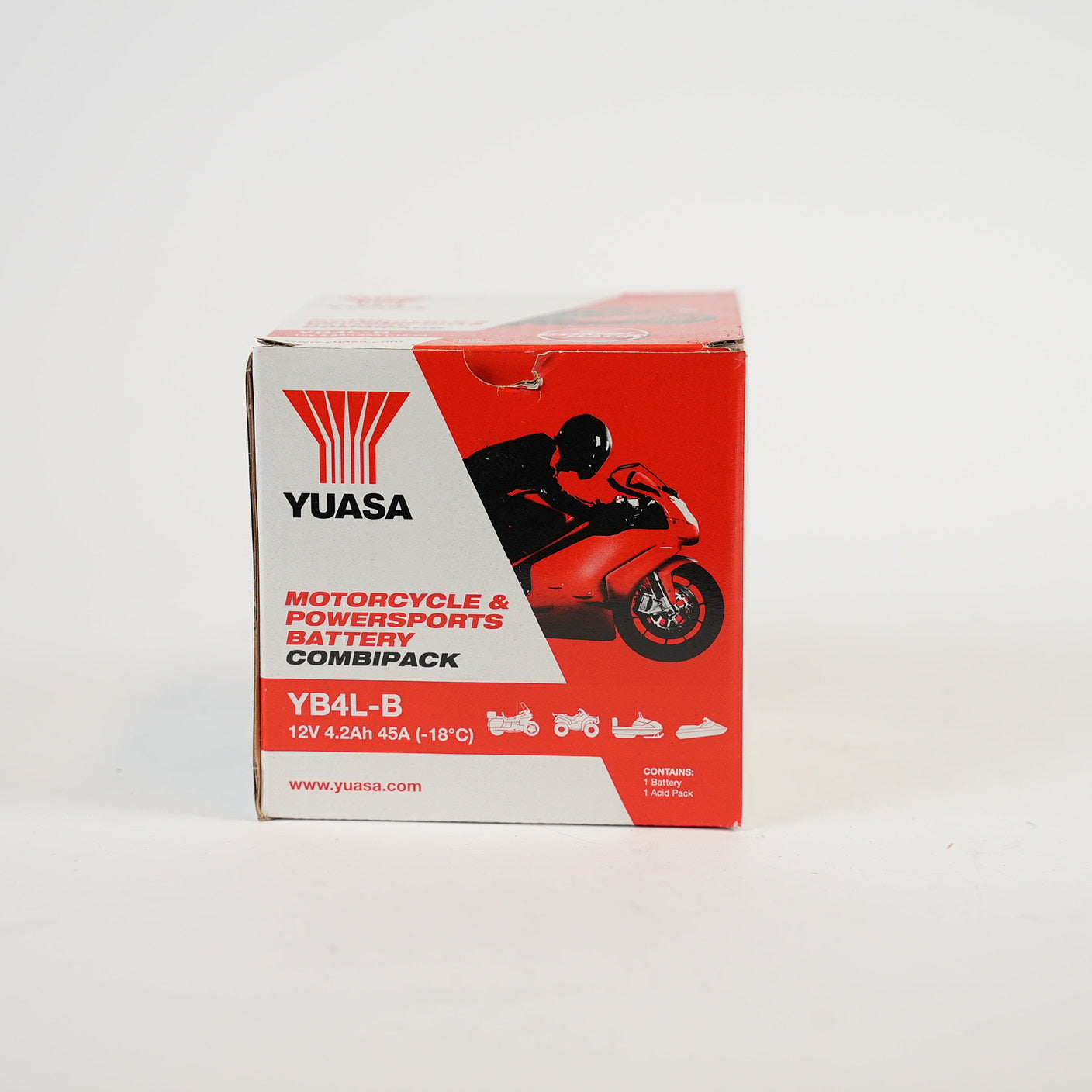 YUASA Blybatteri 12V 4Ah YB4L-B