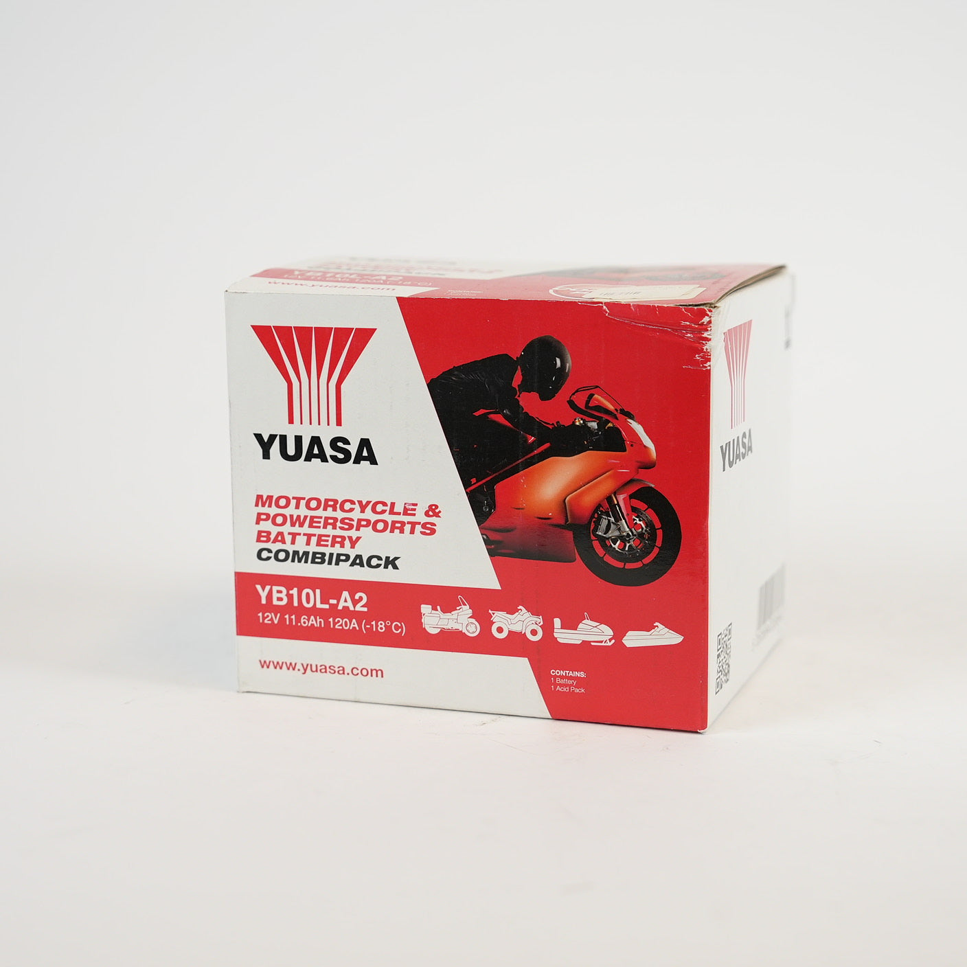 YUASA Blybatteri 12V 11Ah YB10L-A2