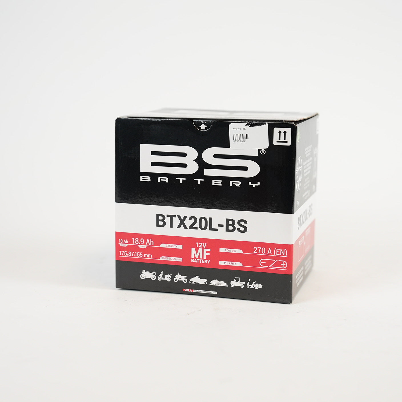 BS BATTERY Underhållsfritt Agm-Batteri BTX20L-BS