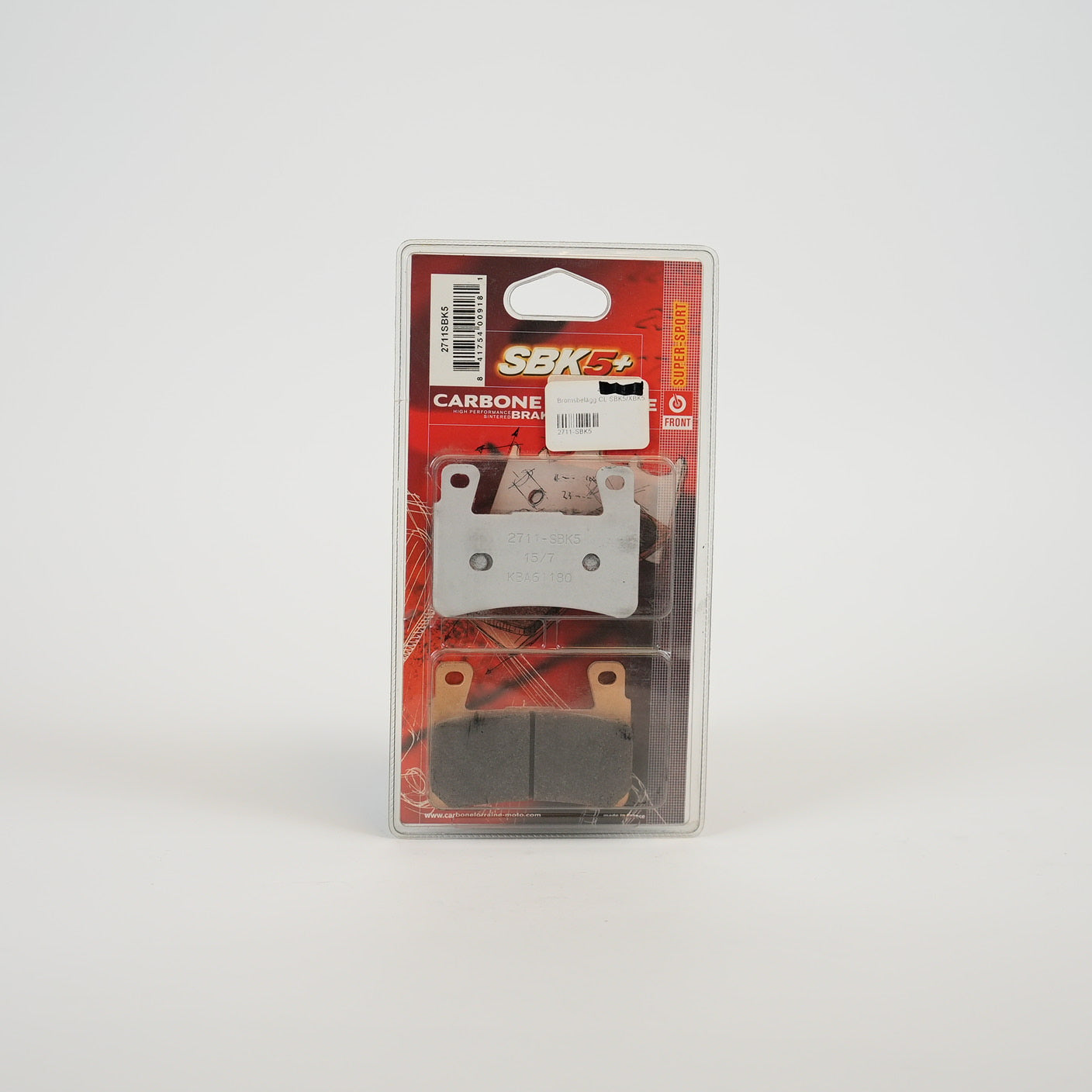 CARBONE LORRAINE 2711SBK5 Sinter Bromsbelägg Fram