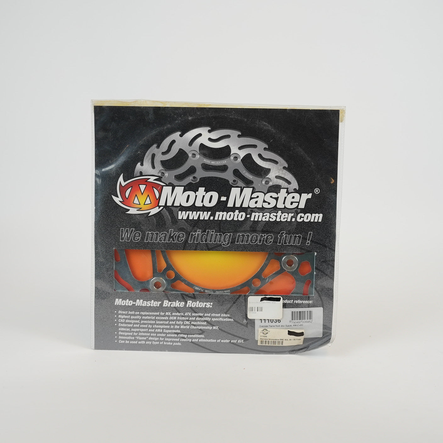 MOTOMASTER 111036PU Flame Wave Bromsskiva Fram