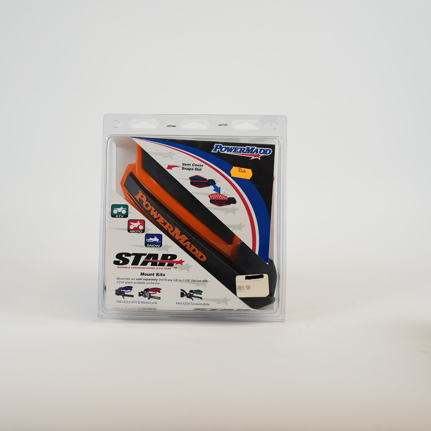 POWERMADD Star Series Handskydd Röd/Silver