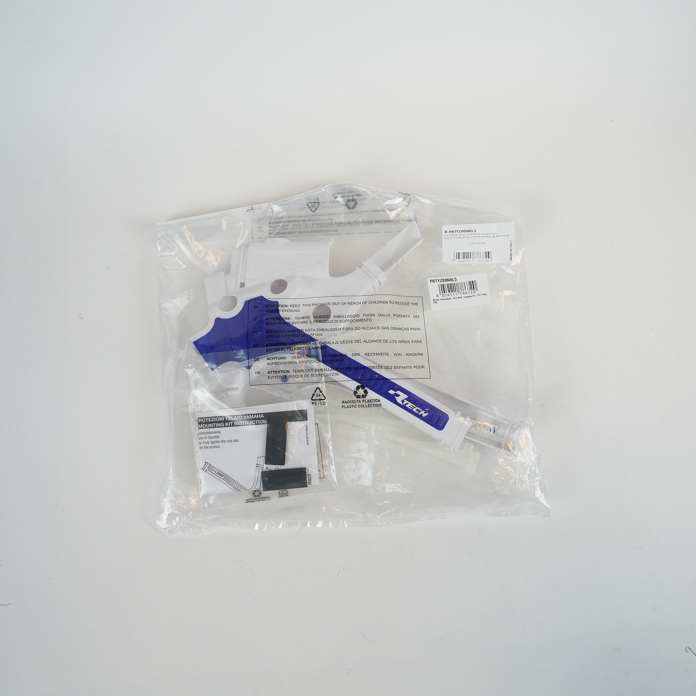 RTECH Ramskydd Vit/Blå