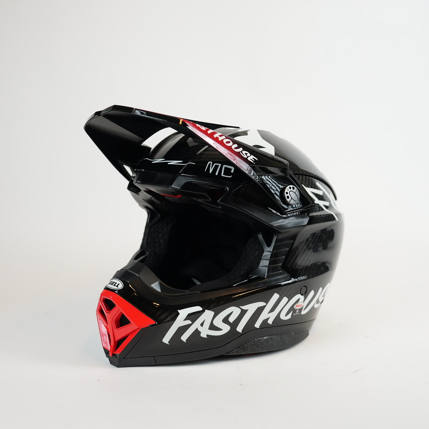 BELL Moto10 Fasthouse Privateer Crosshjälm Svart/Röd/Vit