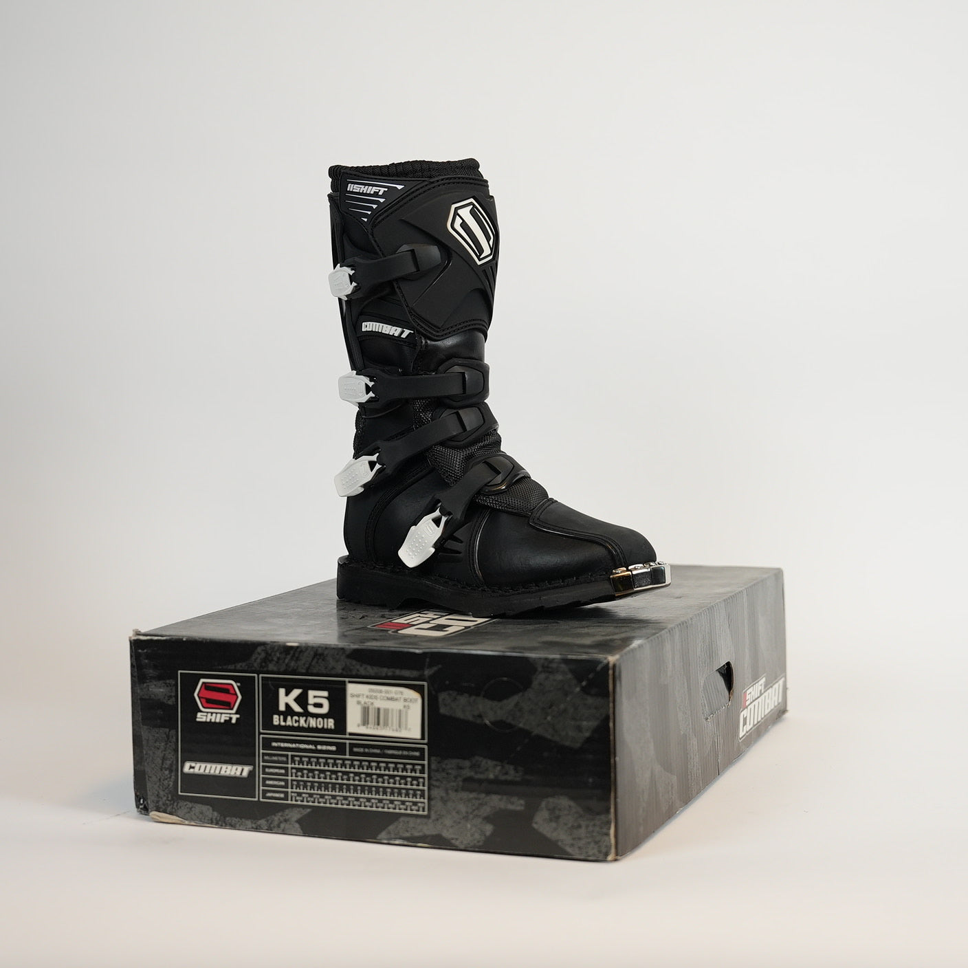 SHIFT Combat Barn Crosstövlar Svart