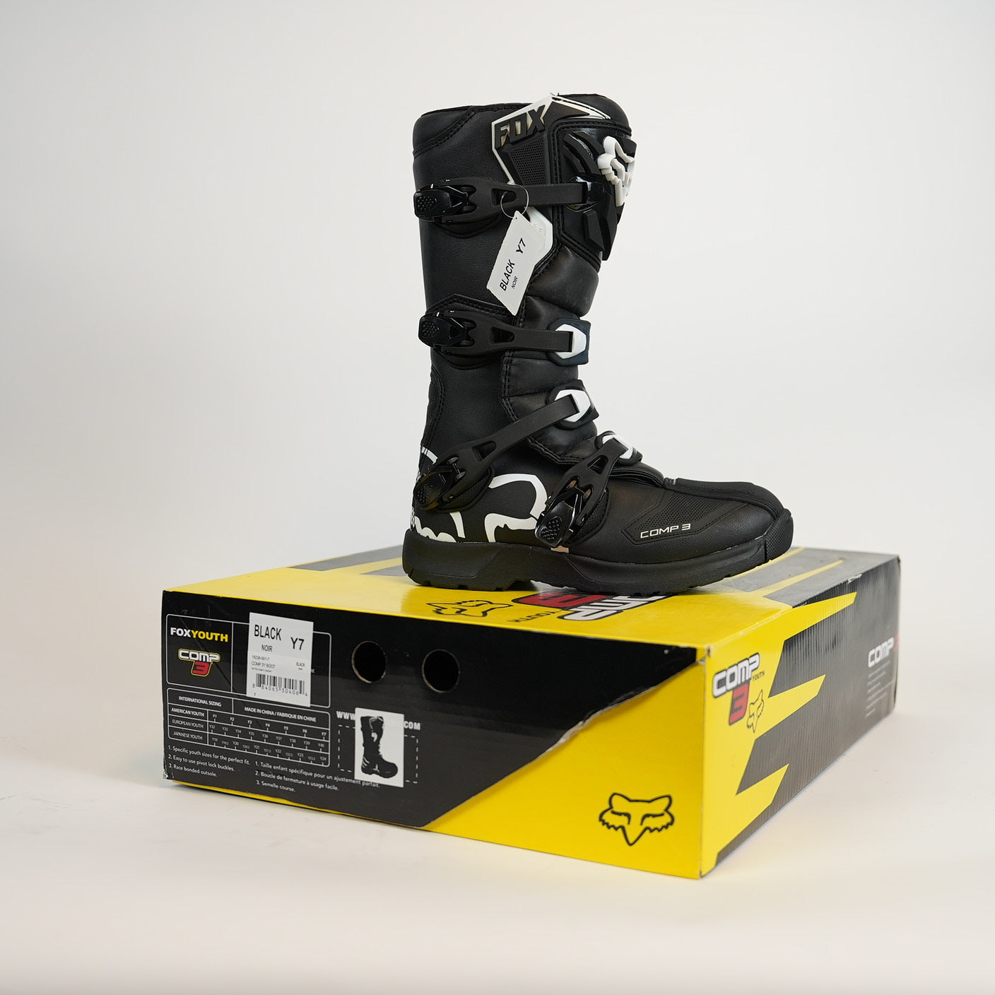 FOX Racing Barn Comp 3 Crosstövlar Svart