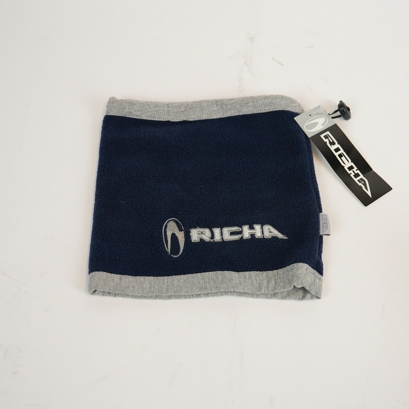 RICHA Halsbuff Svart/Grå