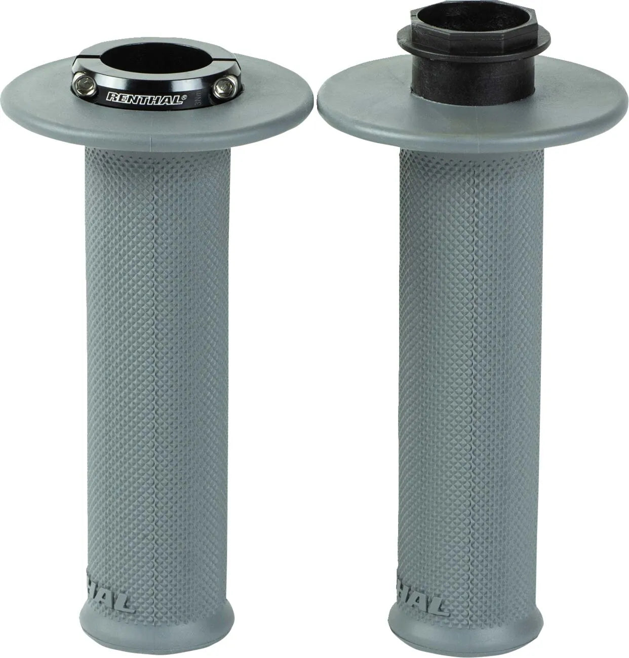 RENTHAL Lock-On Handtag Grå - Full Diamond Medium