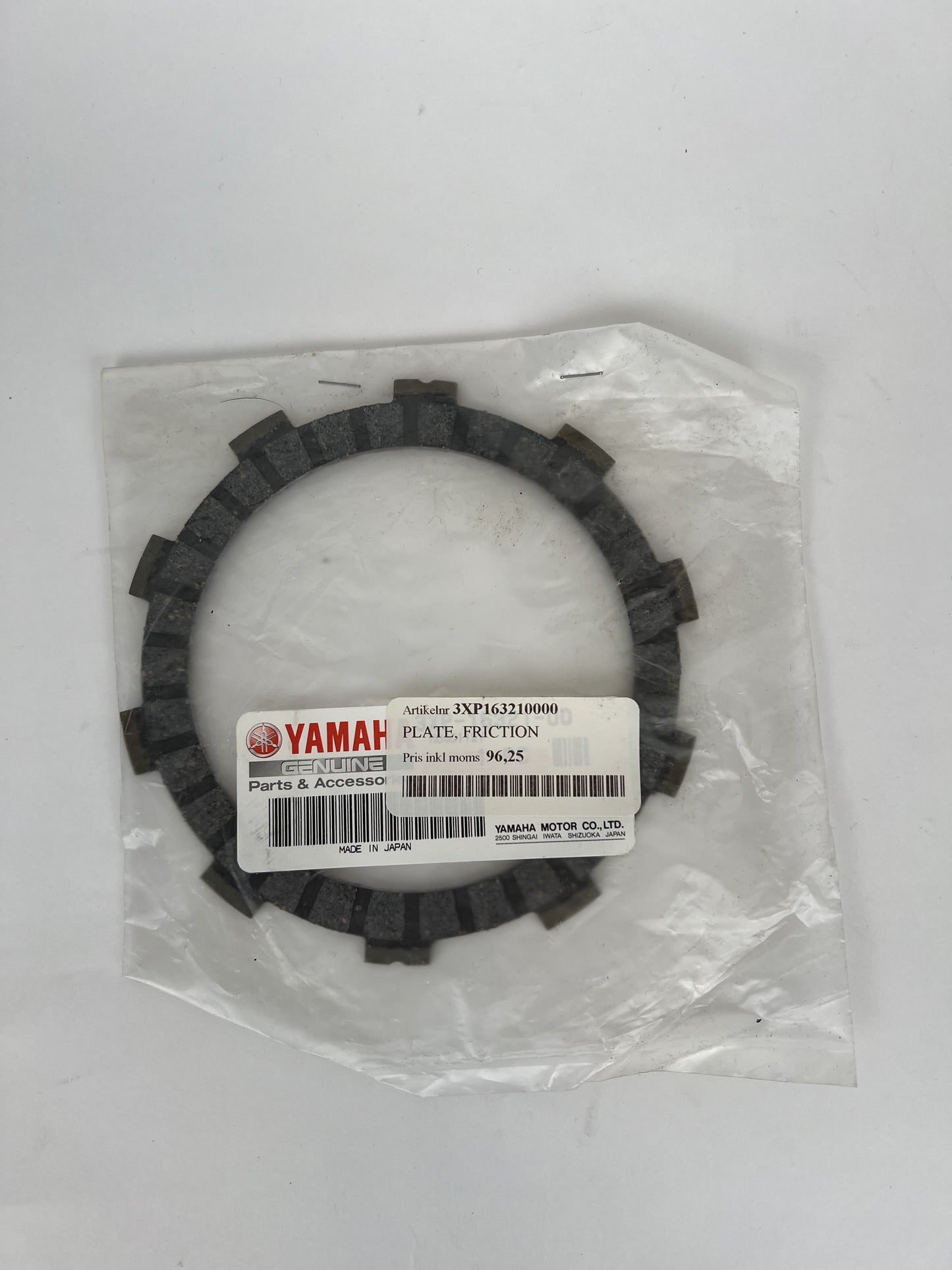 YAMAHA Kopplingslamell/Friction plate- 3XP-16321-00-00