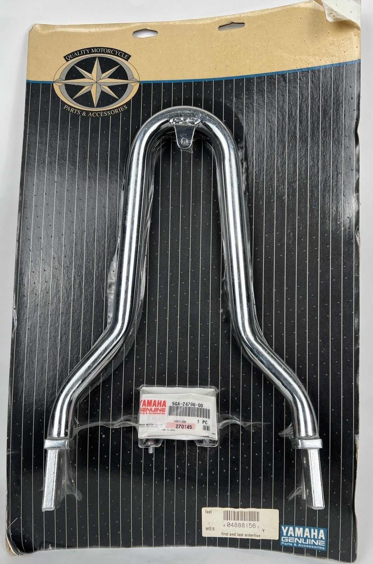 YAMAHA Royal Star Ryggstöd Tall Deluxe Krom-STR-5GA41-30-02