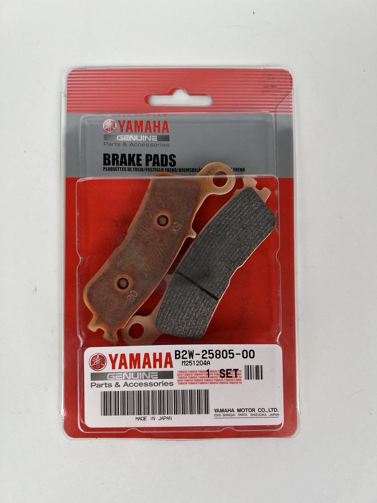 YAMAHA Original Brake Pad Kit Front - B2W-25805-00-00