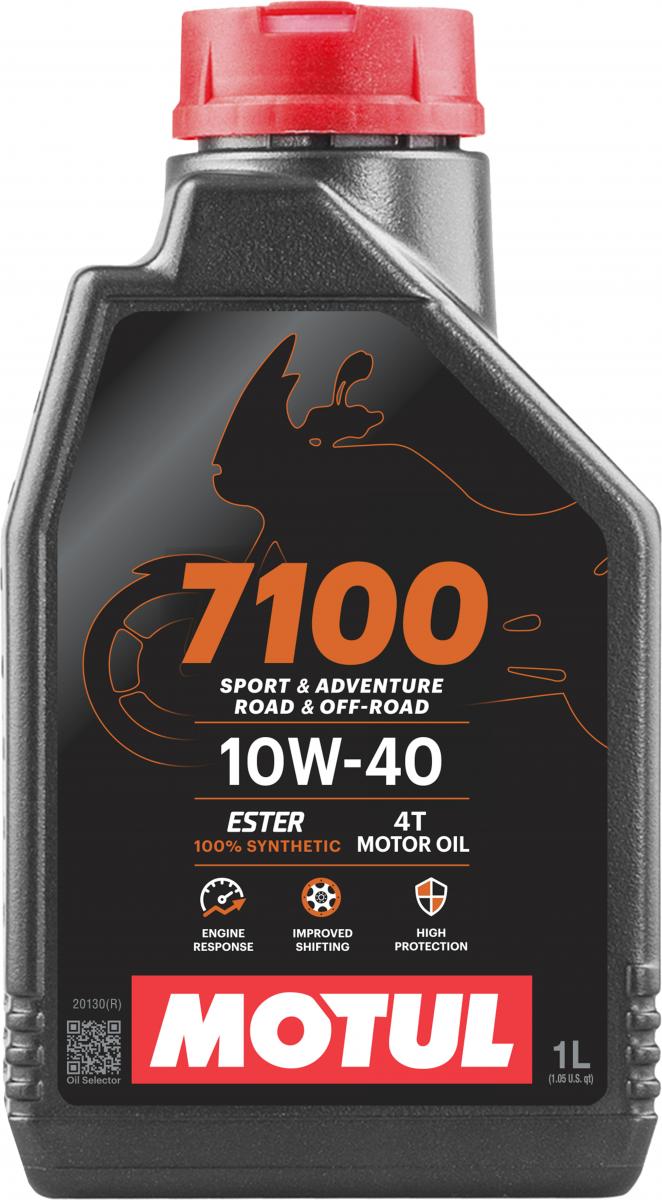 MOTUL 7100 10W40 Ester Fullsyntetisk 4Taktsolja 1L