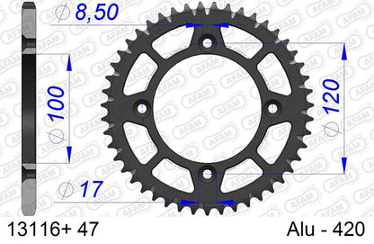 Chain Kit YZ65 2017-2027