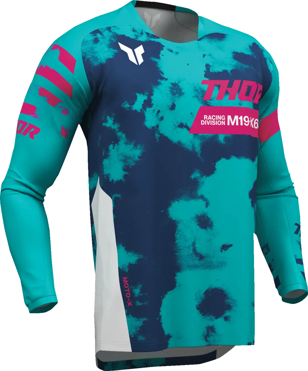 Thor Jersey Launchmode Bleach Youth White/Aqua