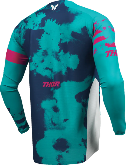 Thor Jersey Launchmode Bleach Youth White/Aqua