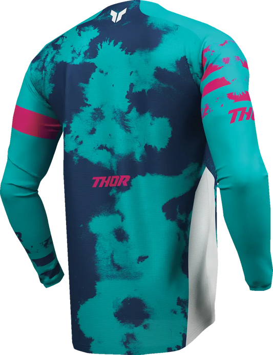 Thor Jersey Launchmode Bleach Youth White/Aqua