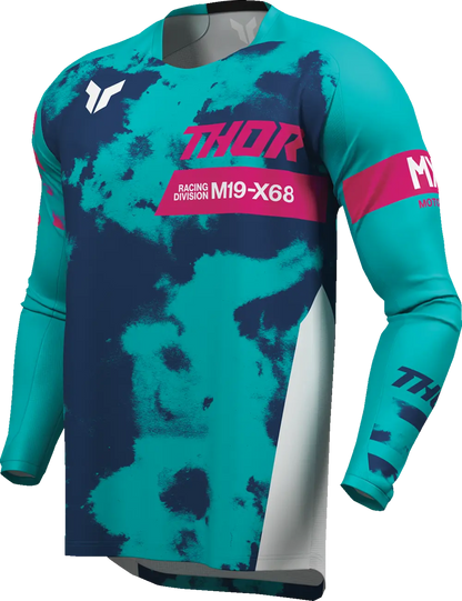 Thor Jersey Launchmode Bleach Youth White/Aqua