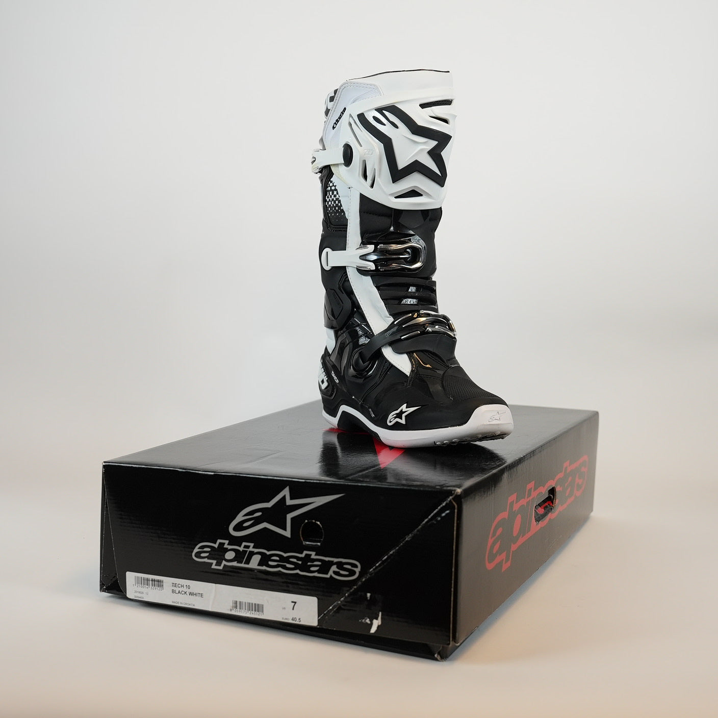 ALPINESTARS Tech 10 Crosstövlar Vit/Svart