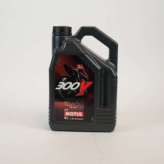 MOTUL 300V Factory Line Road Racing 15W50 Fullsyntetisk Motorolja 4L