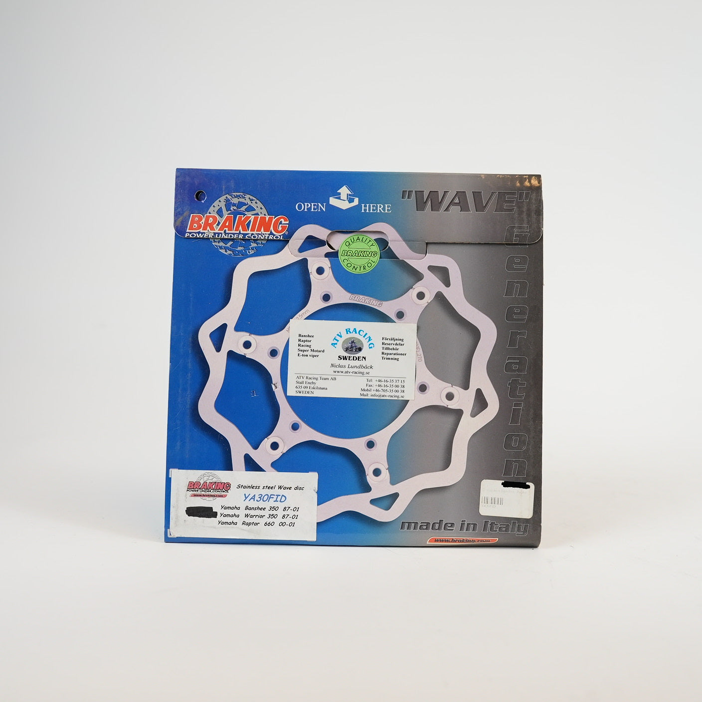 BRAKING YA30FID Wave Bromsskiva Fram