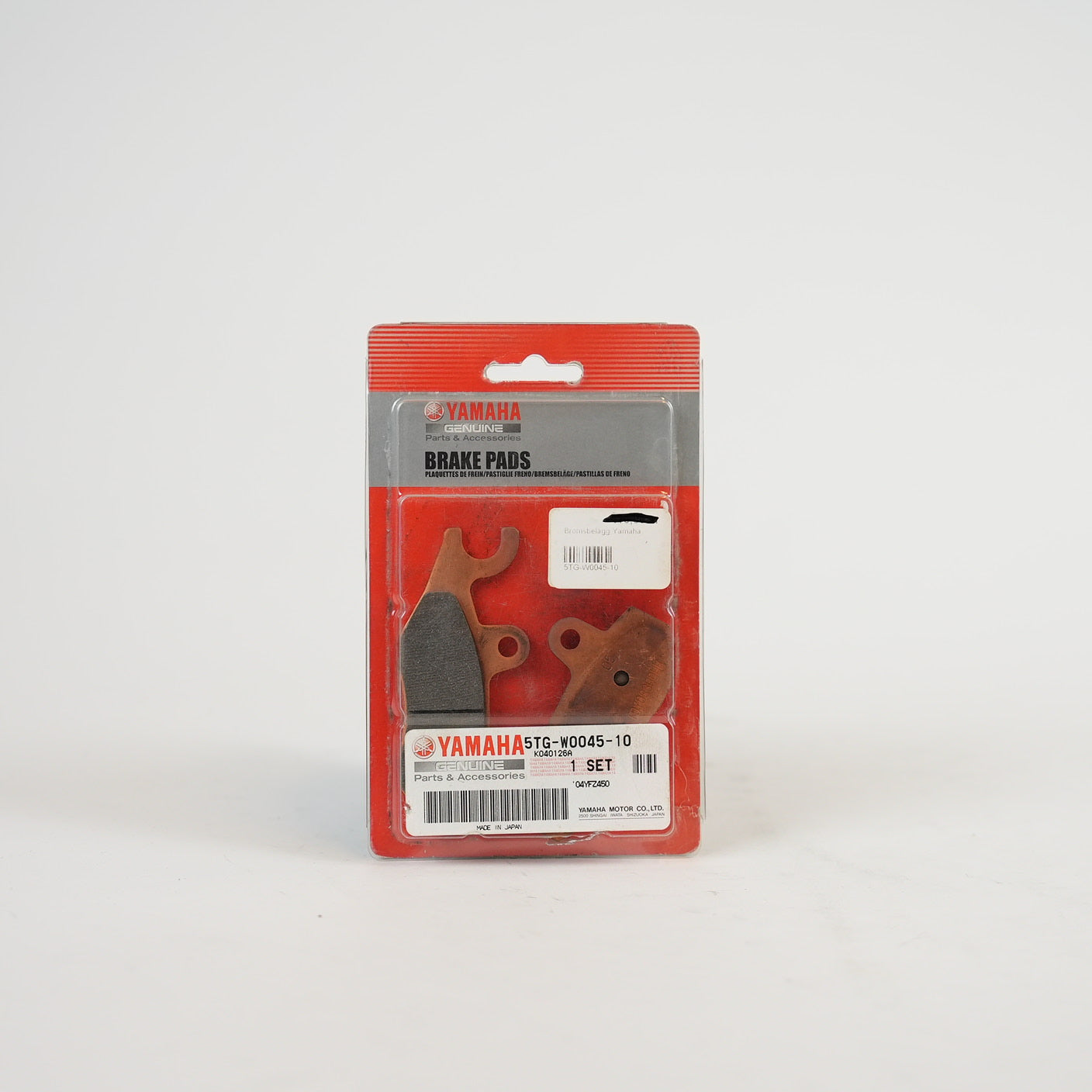 YAMAHA OEM Bromsbelägg Fram