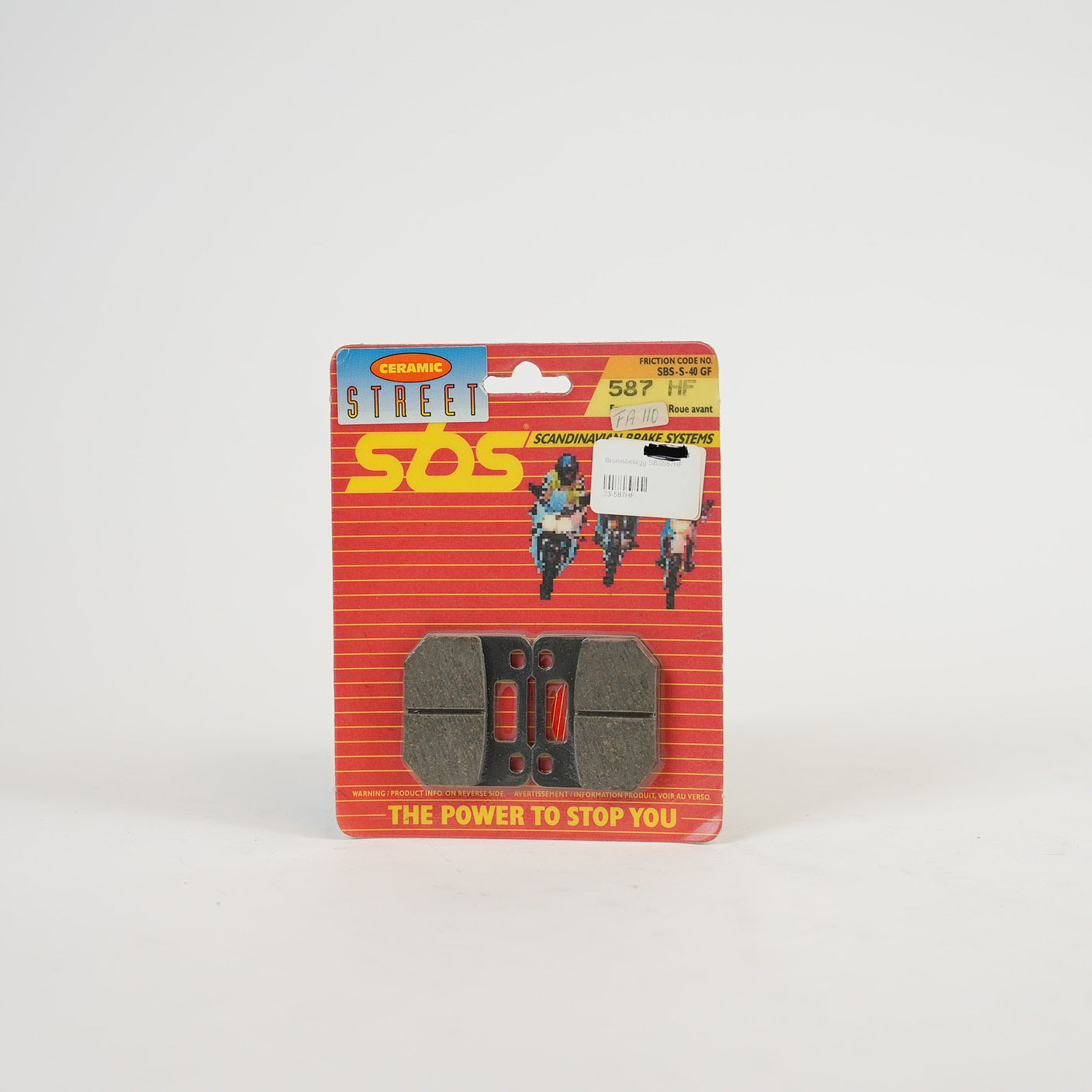 SBS 587HF Keramiska Bromsbelägg Fram & Bak