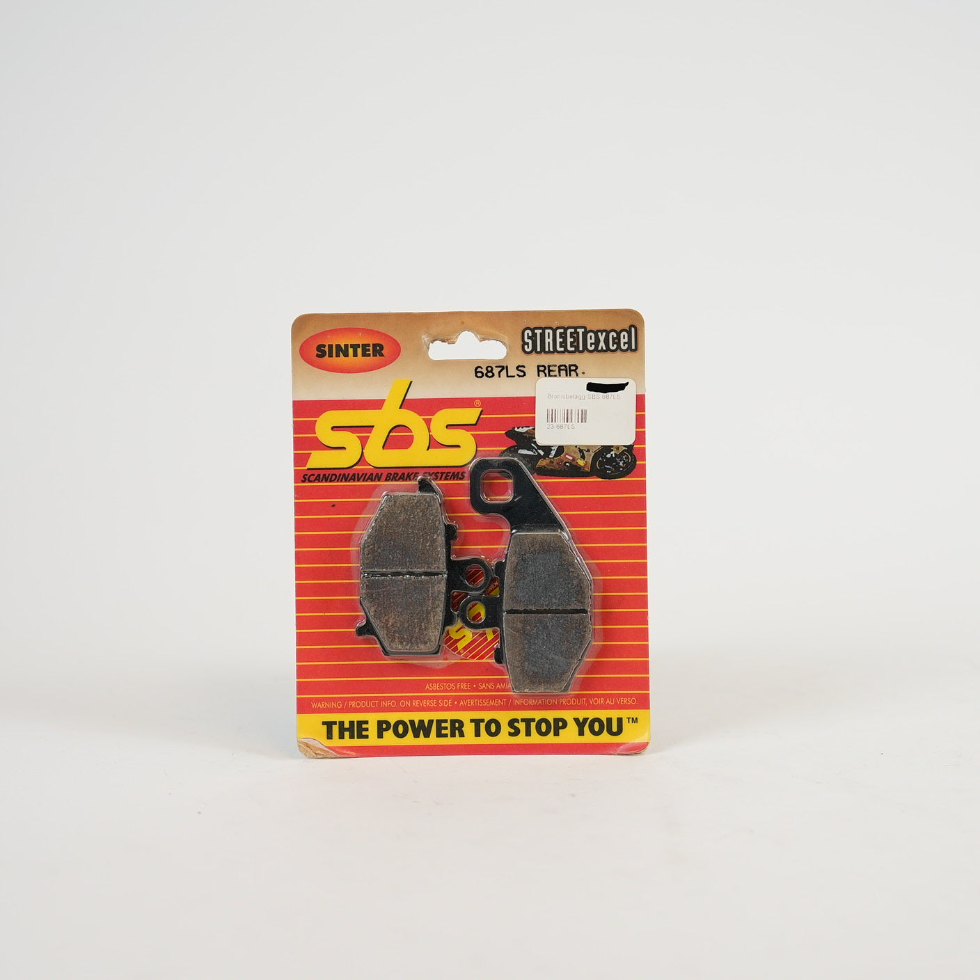 SBS 687LS Sinter Bromsbelägg Bak