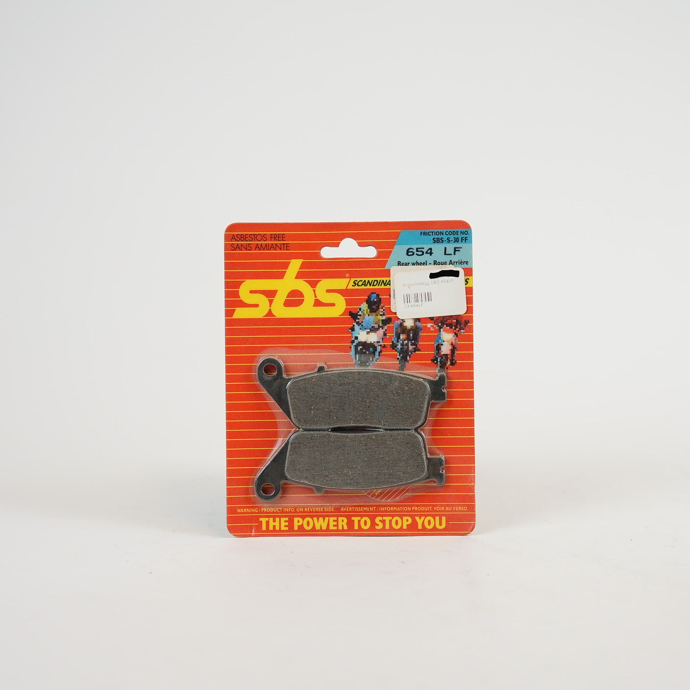 SBS 654LS Sinter Bromsbelägg Bak