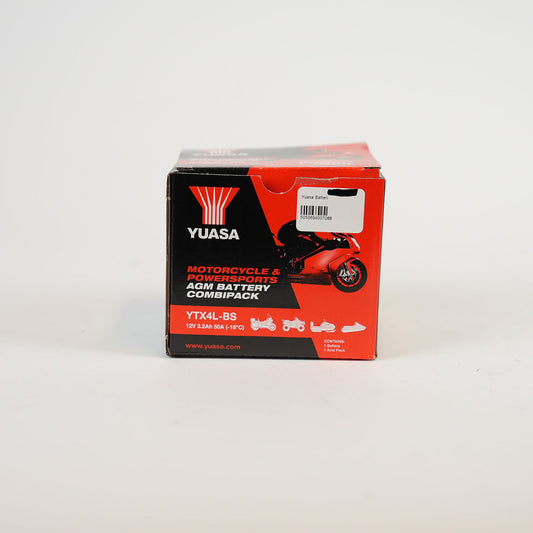 YUASA Underhållsfritt Agmbatteri YTX4L-BS