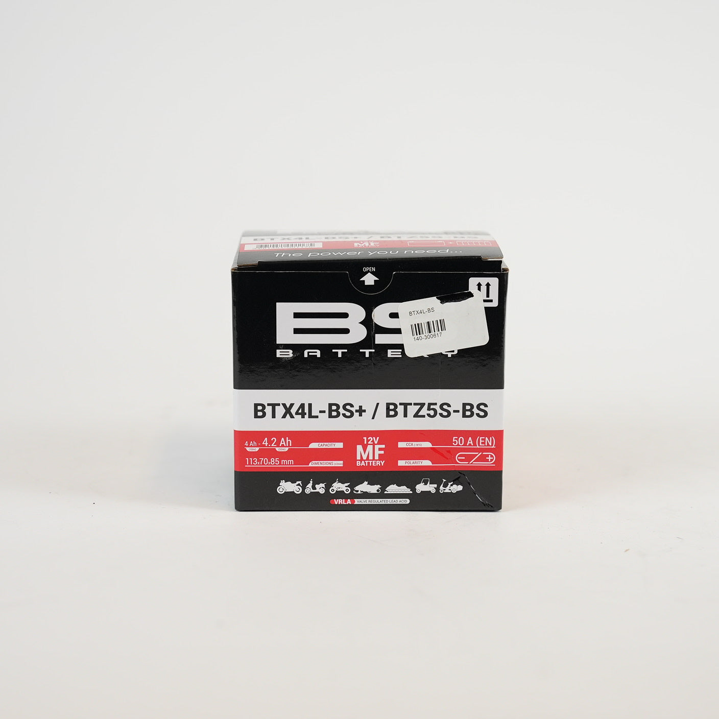 BS BATTERY Underhållsfritt Agm-Batteri BTX4L-BS+/BTZ5S-BS