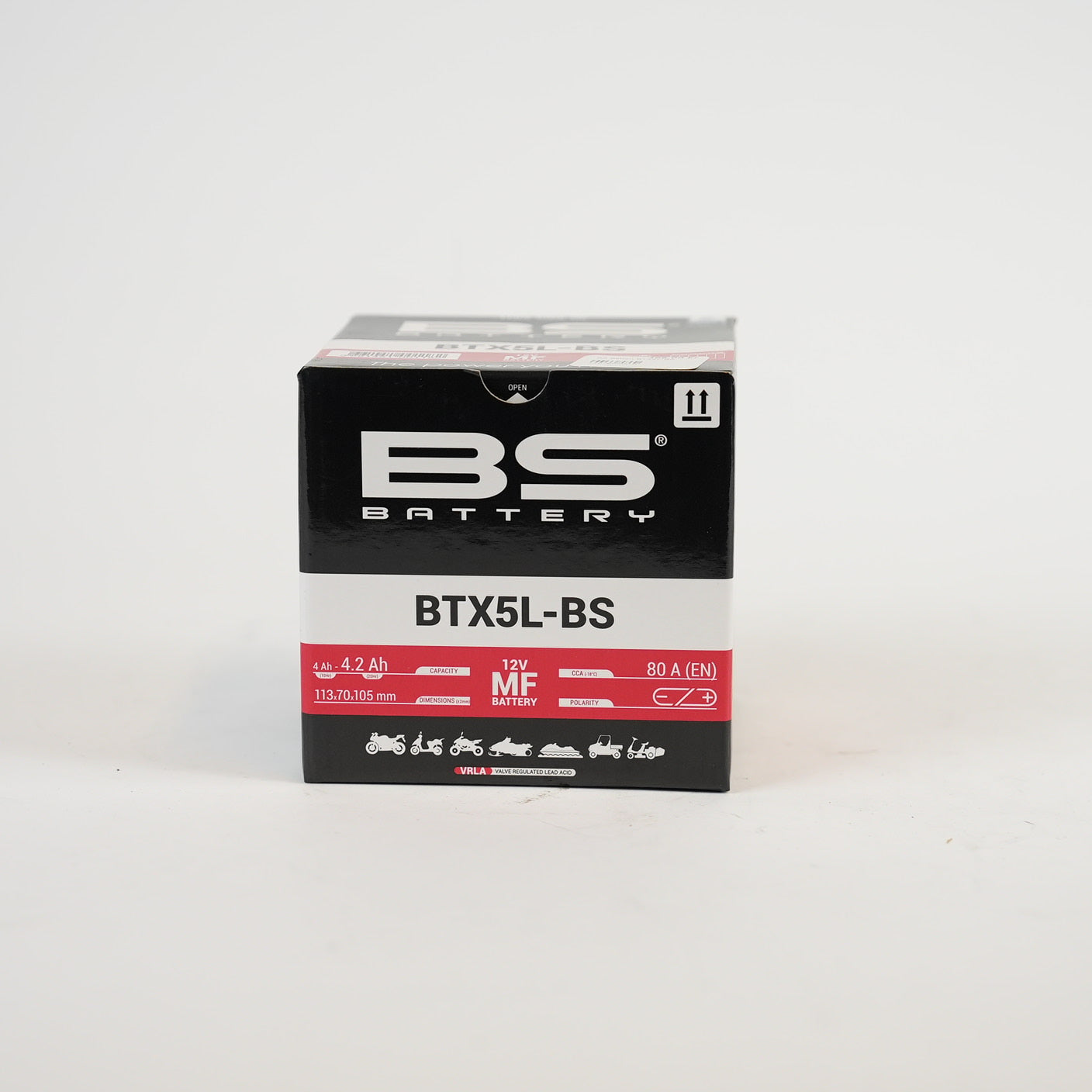 BS BATTERY Underhållsfritt Agm-Batteri BTX5L-BS