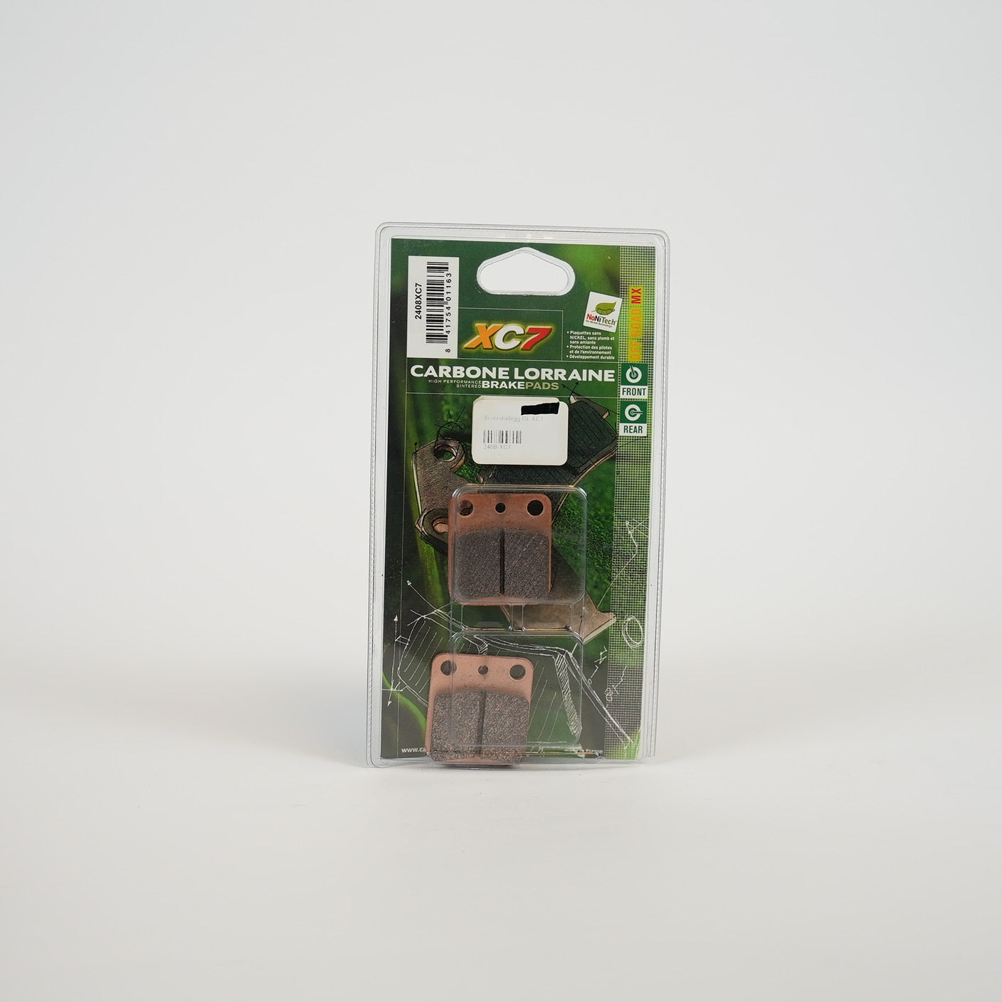 CARBONE LORRAINE 2408XC7 Sinter Bromsbelägg Fram