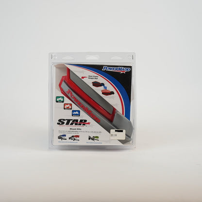 POWERMADD Star Series Handskydd Röd/Silver