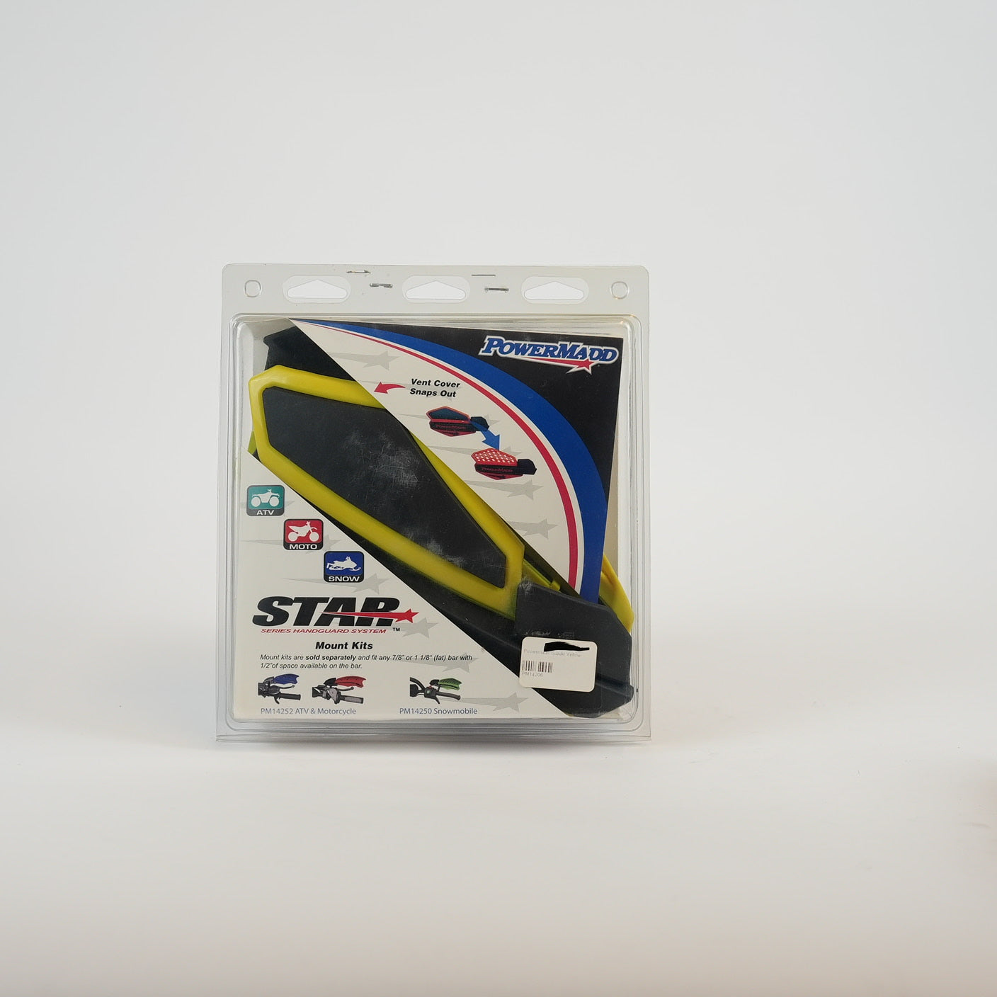 POWERMADD Star Series Handskydd Röd/Silver