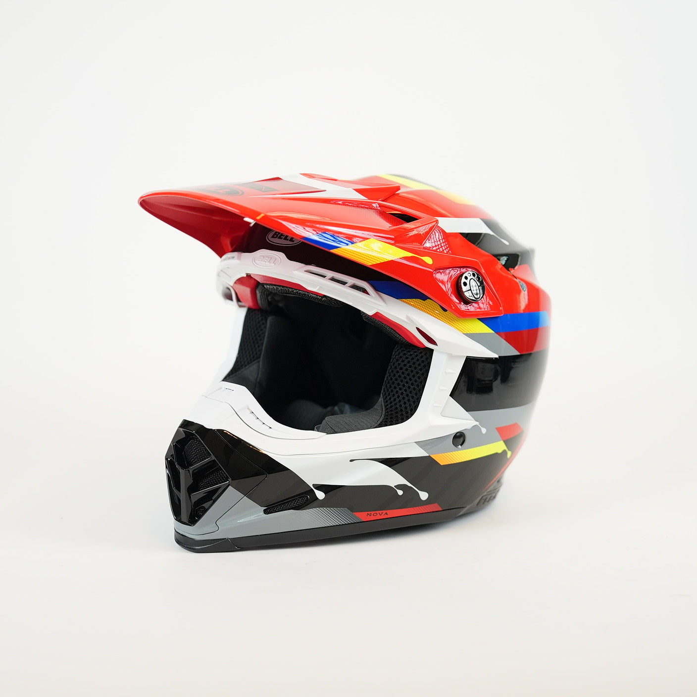 BELL Moto-9 S Flex Renen Crosshjälm Röd/Svart/Vit