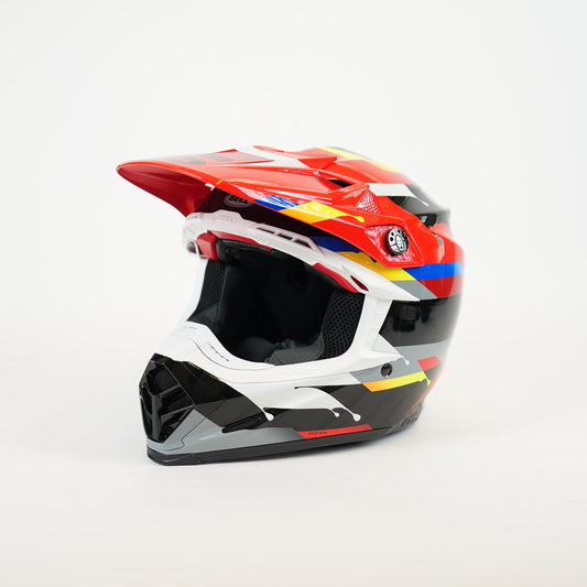 BELL Moto-9 S Flex Renen Crosshjälm Röd/Svart/Vit