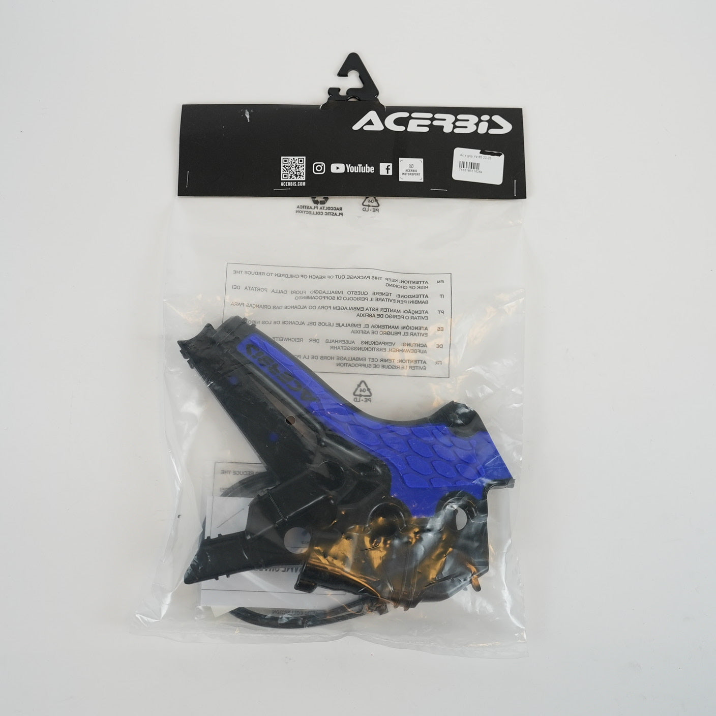 ACERBIS Xgrip Ramskydd Svart/Blå