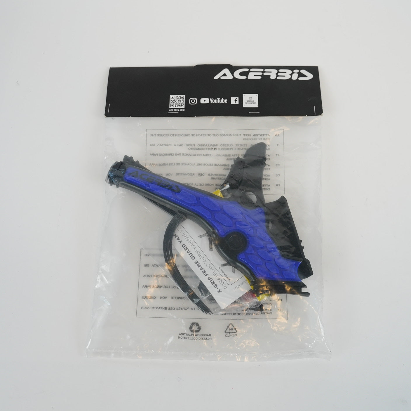 ACERBIS Xgrip Ramskydd Blå