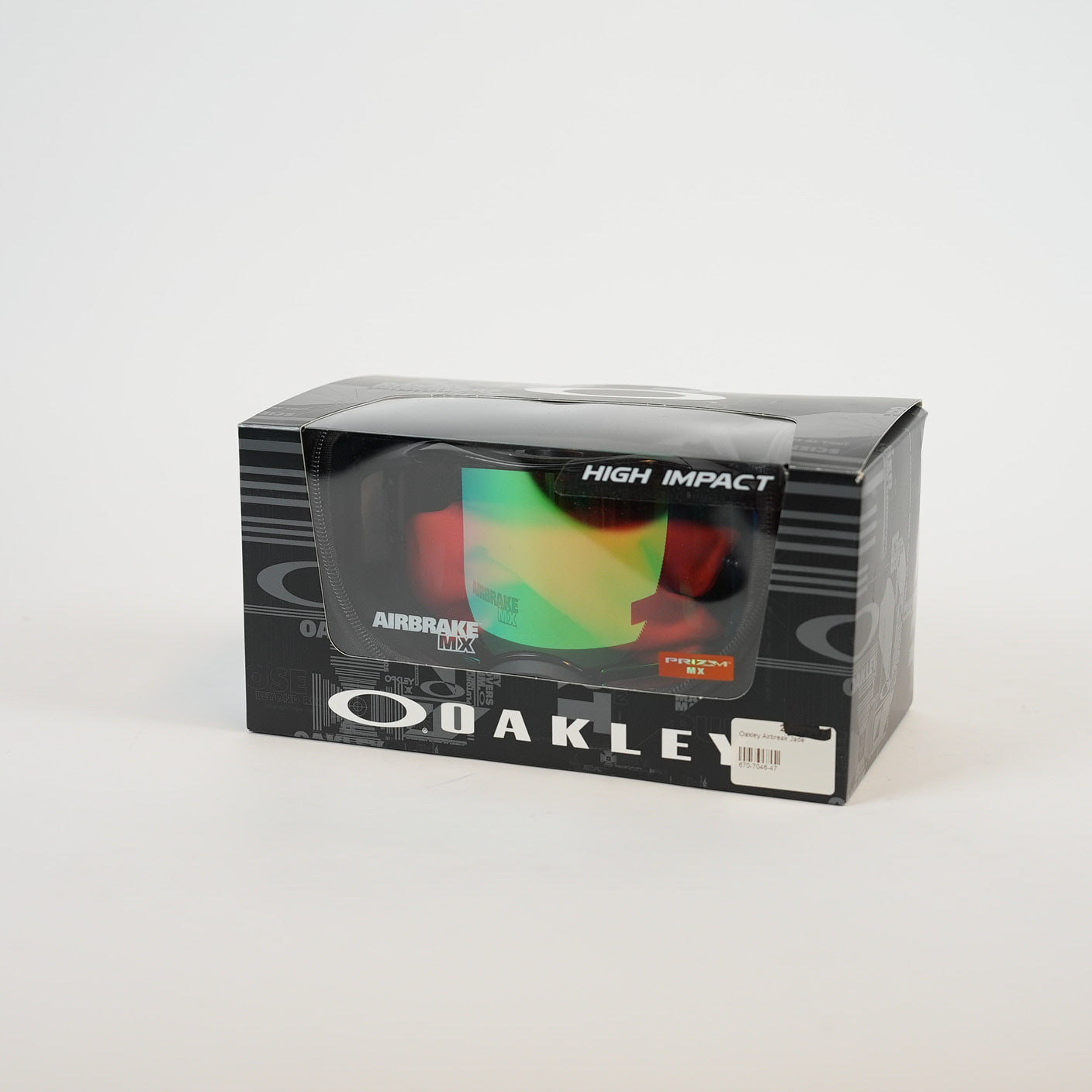 OAKLEY Airbrake Crossglasögon (Jet Black / Prizm MX Jade Iridium)
