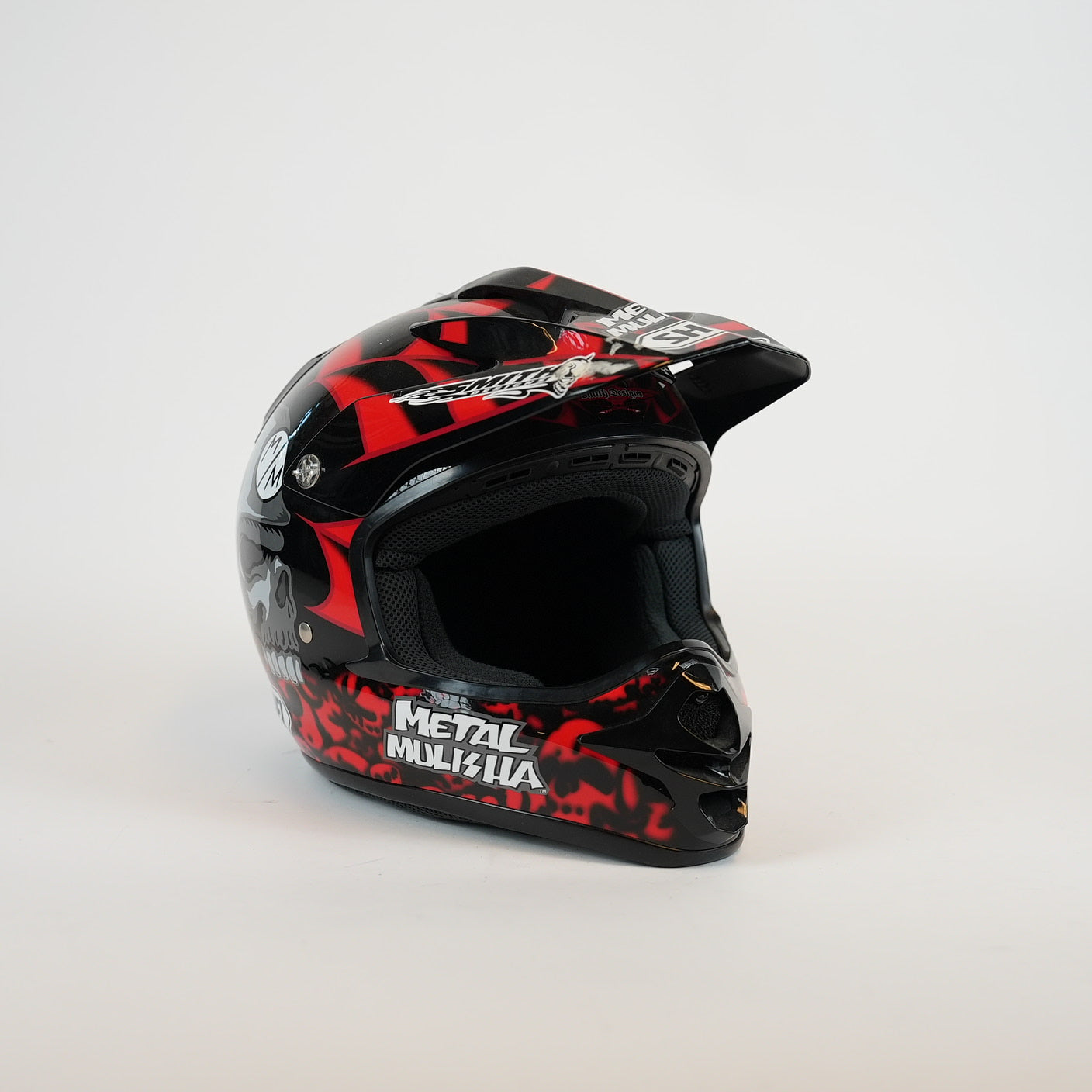 SHOEI Crosshjälm Metal Mulisha Svart/Röd