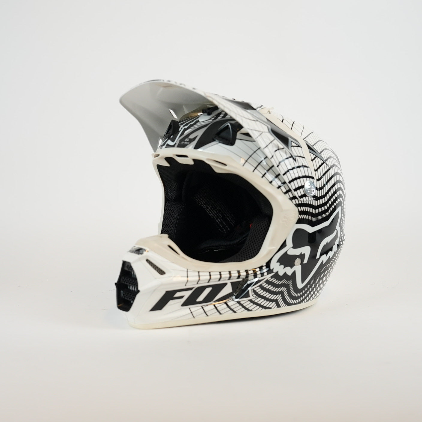 FOX Vs Crosshjälm Vit/Svart